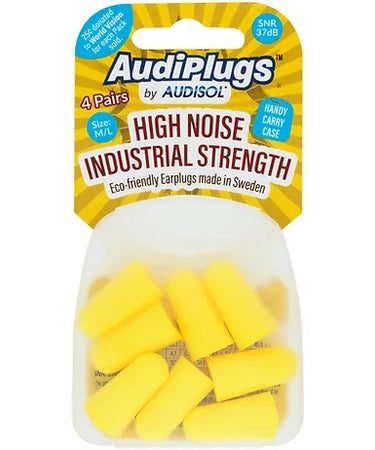 AUDIPLUGS High Noise Industrial Strength
